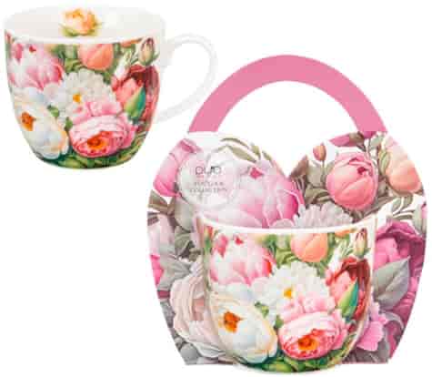 PIWONIE KUBEK 460ml + OPAKOWANIE Z RĄCZKĄ