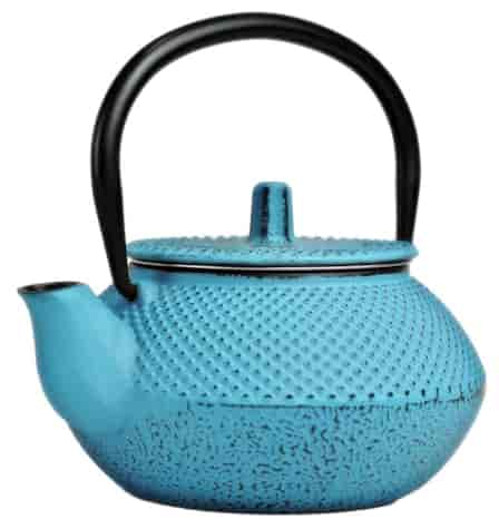 GIFT CZAJNIK ŻELIWNY Z SITKIEM 0,3L TURQUISE