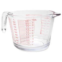 POJEMNIK SZKLANY Z MIARKĄ 1000ml 22277572
