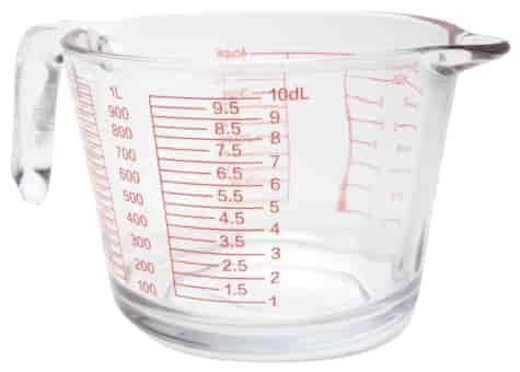 POJEMNIK SZKLANY Z MIARKĄ 1000ml 22277572