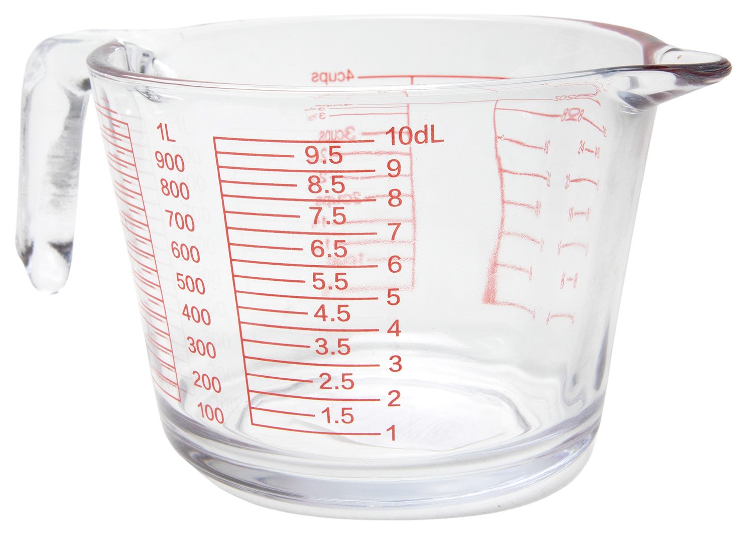 POJEMNIK SZKLANY Z MIARKĄ 1000ml 22277572