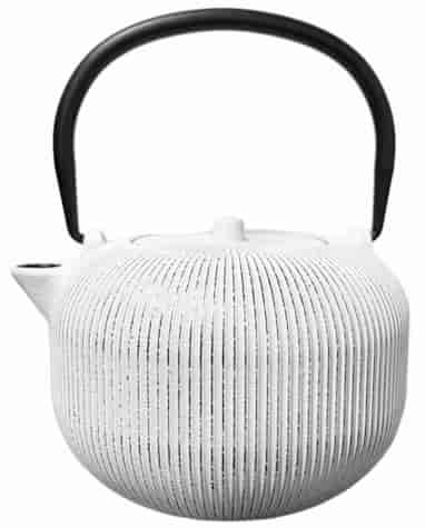 SEBASTIANO CZAJNIK ŻELIWNY Z SITKIEM 1L WHITE