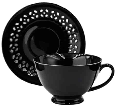 BISETTE FILIŻANKA ZE SPODKIEM 1+1 260ml BLACK B