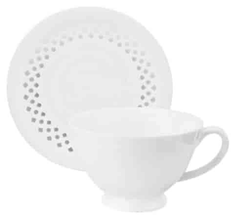 BISETTE FILIŻANKA ZE SPODKIEM 1+1 260ml WHITE A