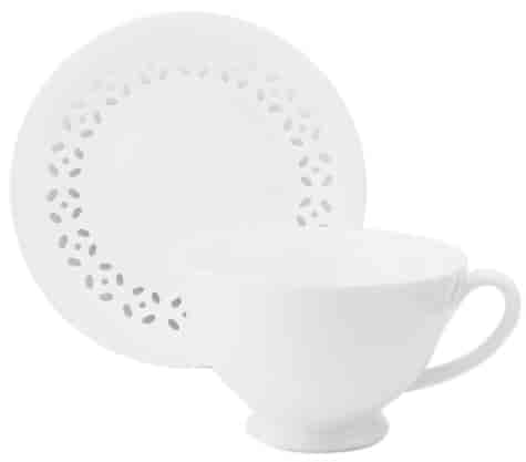 BISETTE FILIŻANKA ZE SPODKIEM 1+1 260ml WHITE B