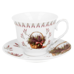 LAWENDA CR FILIŻANKA ZE SPODKIEM 1+1 250ml