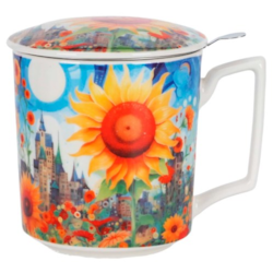 MODERN SUNFLOWER KUBEK ZAPARZACZ 450ml