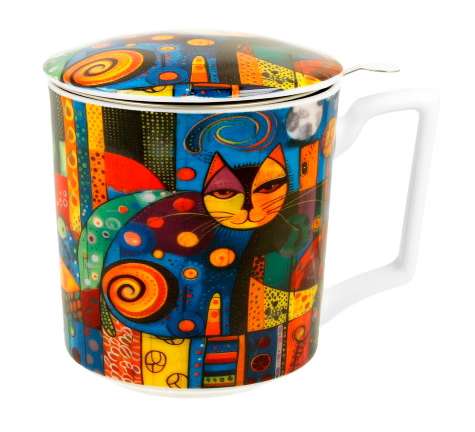 MODERN CAT KUBEK ZAPARZACZ W PUDEŁKU 450ml