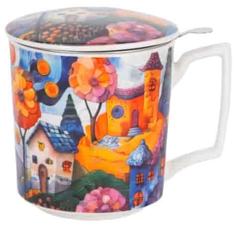 MODERN COUNTRYSIDE KUBEK ZAPARZACZ W PUDEŁKU 450ml