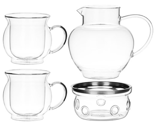 DOUBLE DZBANEK KOMPLET 4EL 1000ml HOT WINE