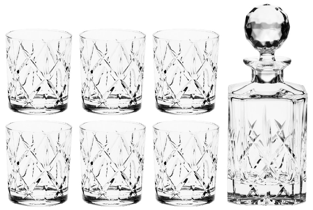 BOHEMIA YORK WHISKY SET 1+6