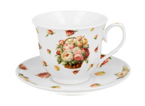 PIWONIE FILIŻANKA ZE SPODKIEM 1+1 250ml