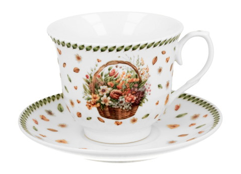 KWIATY POLNE CR FILIŻANKA ZE SPODKIEM 1+1 250ml