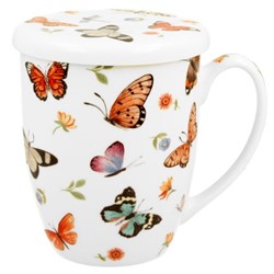 BUTTERFLIES KUBEK ZAPARZACZ W PUDEŁKU 380ml