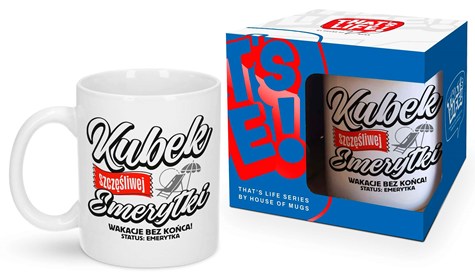 THAT'S LIFE KUBEK 300ml - KUBEK EMERYTKI...