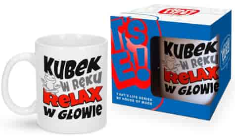 THAT'S LIFE KUBEK 300ml - KUBEK W RĘKU...