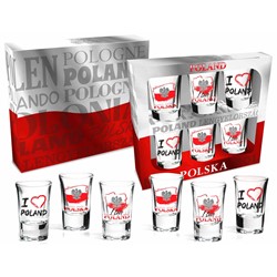 POLSKA KIELISZKI KOMPLET 6SZT 35ml