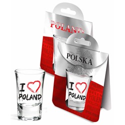 POLSKA KIELISZKEK 35ml I LOVE POLAND