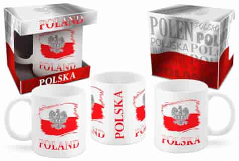 POLSKA KUBEK 300ml - GODŁO