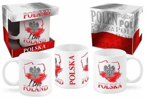 POLSKA KUBEK 300ml - MAPA