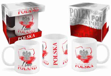 POLSKA KUBEK 300ml - MAPA
