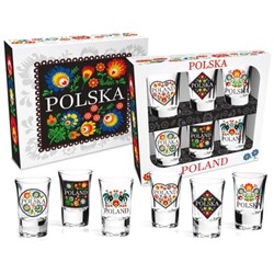 FOLK KIELISZKI KOMPLET 6SZT 35ml