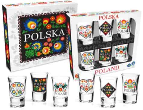 FOLK KIELISZKI KOMPLET 6SZT 35ml