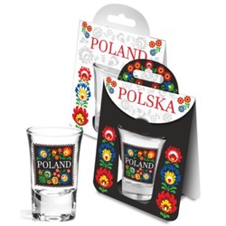 FOLK KIELISZKEK 35ml KWADRAT