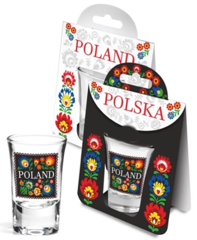 FOLK KIELISZKEK 35ml KWADRAT