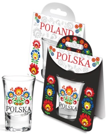 FOLK KIELISZKEK 35ml KWIAT