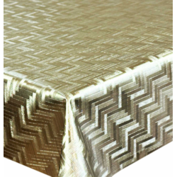 METALICO CERATA OBRUS TKANINA 140 SX-7158G ZŁOTO