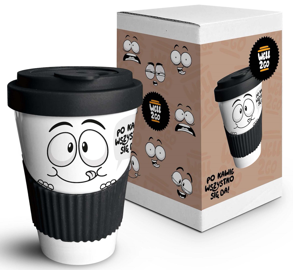 WELL2GO KUBEK TERMICZNY 350ml PO KAWIE WSZYSTKO...