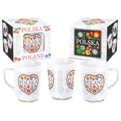FOLK KUBEK 300ml - SERCE
