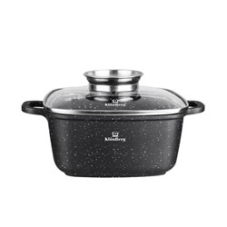 KLONBERG GARNEK MARMUR KWADRAT 2,3L 18cm KB-4000