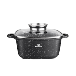 KLONBERG GARNEK MARMUR KWADRAT 2,3L 18cm KB-4000