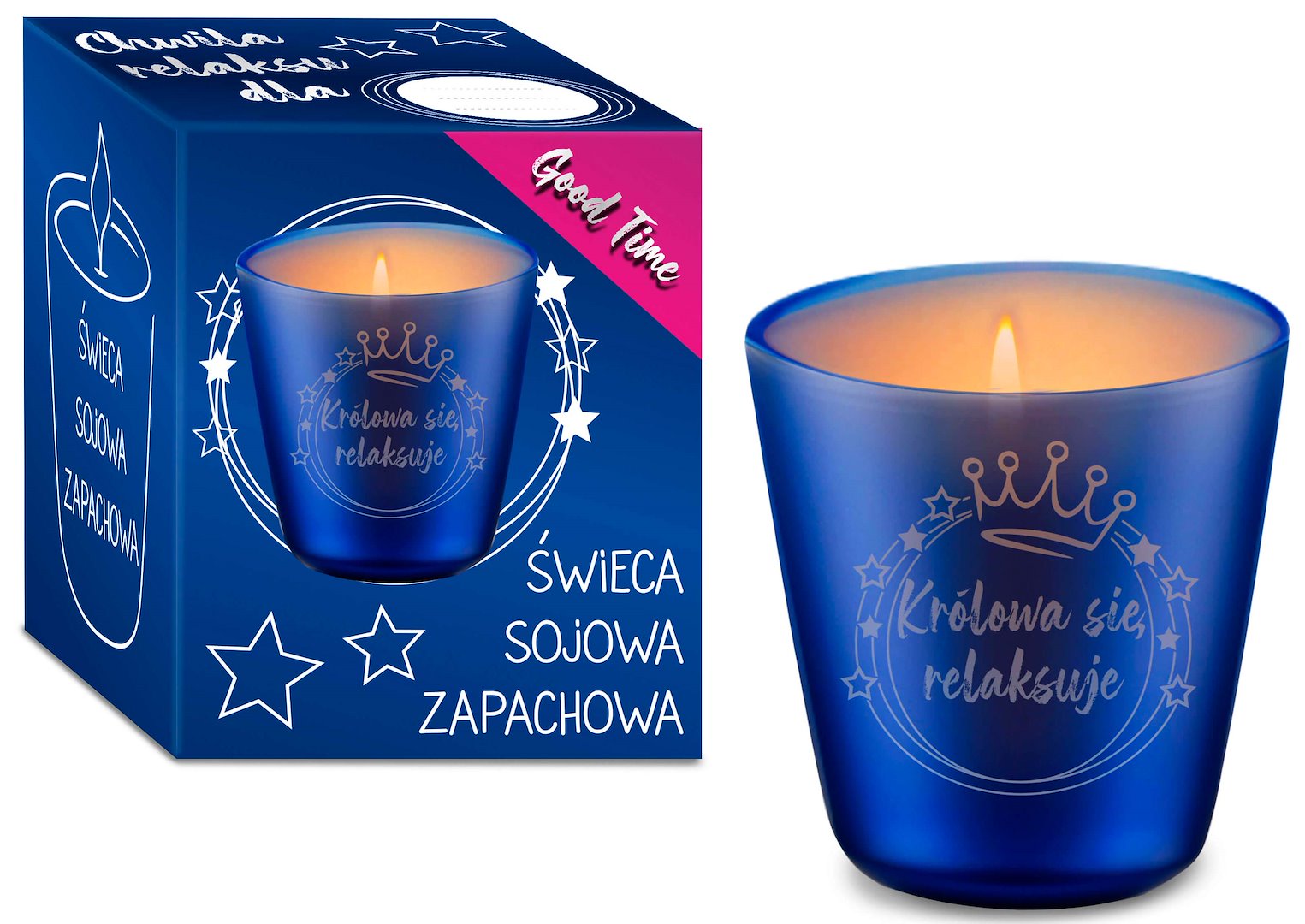 GOOD TIME ŚWIECA SOJOWA 120ml KRÓLOWA...