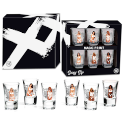 SEXY SIP KIELISZKI TERMO KPL 6EL 35ml - KOBIETY