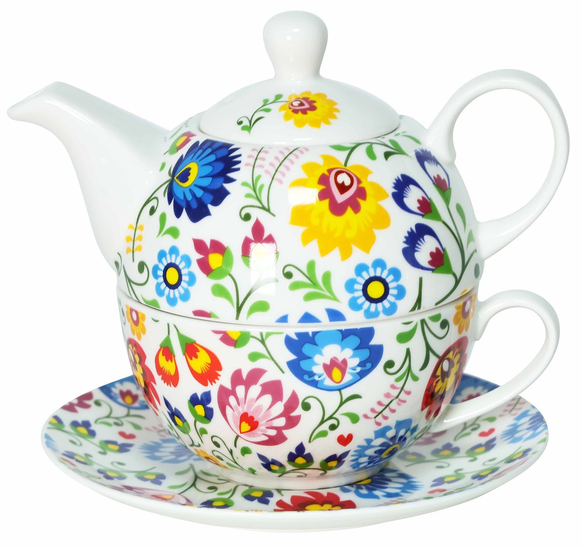 FOLK CZAJNICZEK Z FILIŻANKĄ 250ml 3EL CR5-F3