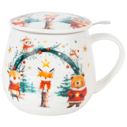 BN CHRISTMAS CUTIES KUBEK ZAPARZACZ BARYŁKA 430ml