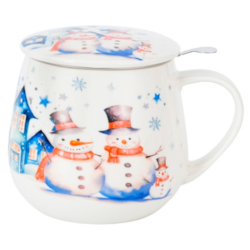 BN SNOWMAN KUBEK ZAPARZACZ BARYŁKA 430ml