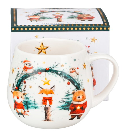 BN CHRISTMAS CUTIES KUBEK BARYŁKA W PUDEŁKU 430ml