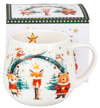 BN CHRISTMAS CUTIES KUBEK BARYŁKA W PUDEŁKU 430ml