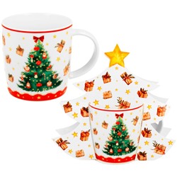 BN CHRISTMAS TREE KUBEK 400ml + OPAKOWANIE CHOINKA