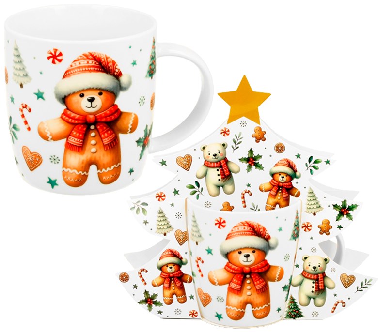 BN CHRISTMAS CUTIES KUBEK 400ml + OPAK CHOINKA