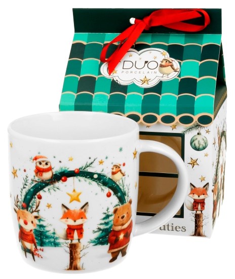 BN CHRISTMAS CUTIES KUBEK 400ml + OPAKOWANIE DOMEK