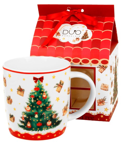 BN CHRISTMAS TREE KUBEK 400ml + OPAKOWANIE DOMEK