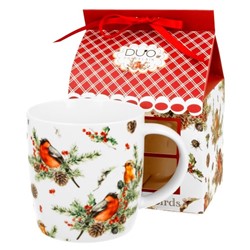 BN CHRISTMAS BIRDS KUBEK 400ml + OPAKOWANIE DOMEK