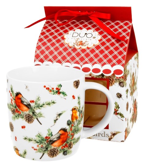 BN CHRISTMAS BIRDS KUBEK 400ml + OPAKOWANIE DOMEK