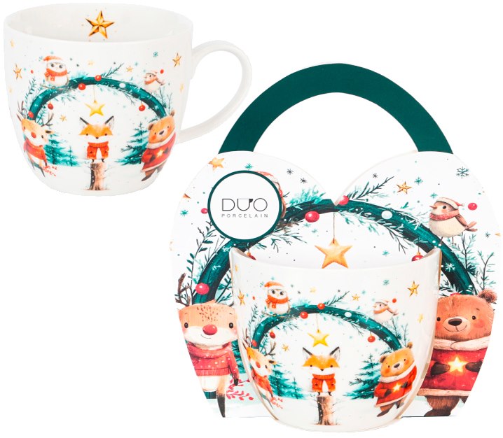 BN CHRISTMAS CUTIES KUBEK 460ml + OPAK Z RĄCZKĄ