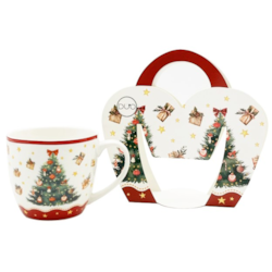BN CHRISTMAS TREE KUBEK 460ml + OPAK Z RĄCZKĄ